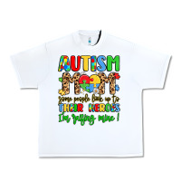 White autism mom some people look up to their heroes Urban Heavy Tee - LillyAllenDesigns