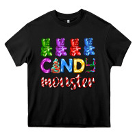 Black candy monster with jelly bear Heavy Core Tee - AdoDesignShop