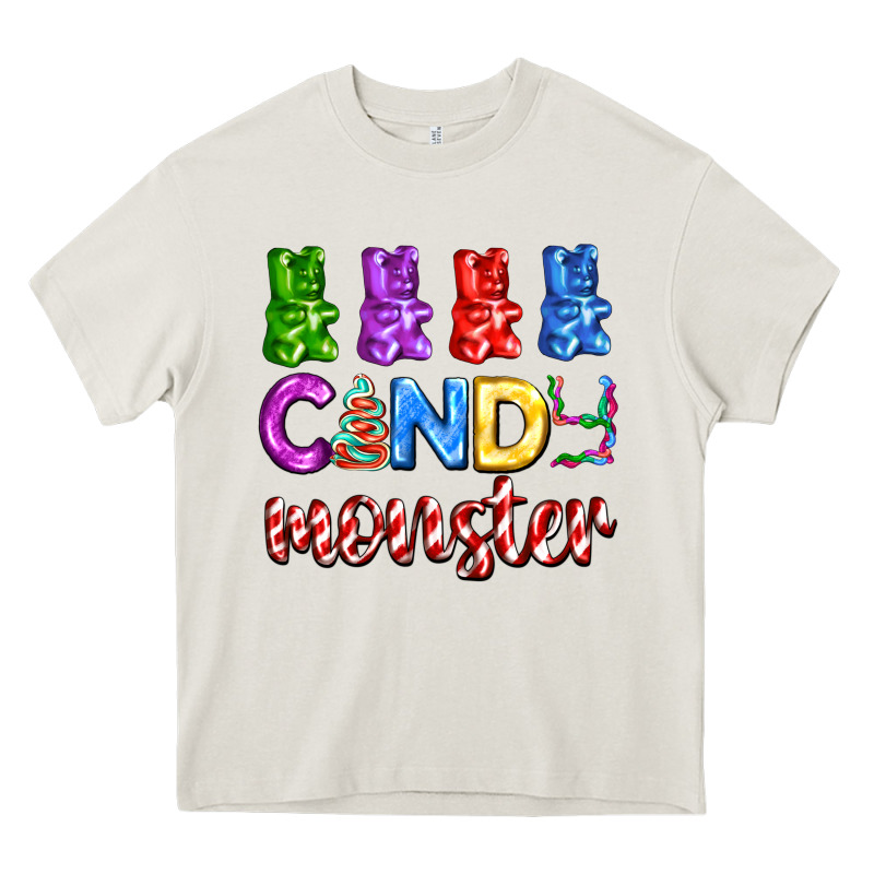 Candy Monster With Jelly Bear Heavy Core Tee by AdoDesignShop | Teevron