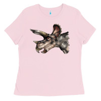 Triceratops Horridus Face Ladies Tee | Teevron