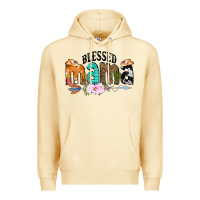 Pina Colada Blessed Mama Premium Hoodie - CowCowDesign