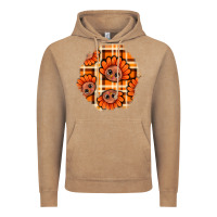 Vintage Coffee Thanksgiving Turkey With Tartan Patch Vintage Hoodie - BundleAndBundleShop