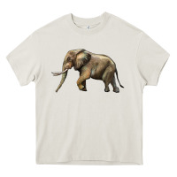 Cream Elephant Heavy Core Tee - LillyAllenDesigns