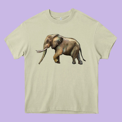 Elephant Heavy Core Tee Designed By Lillyallendesigns