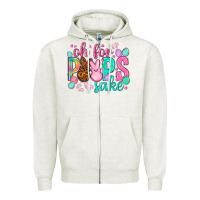 Oatmeal Heather oh for peeps sake Easter Day Zipper Hoodie - HowdyJamesFarm