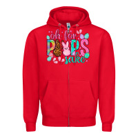 Red oh for peeps sake Easter Day Zipper Hoodie - HowdyJamesFarm