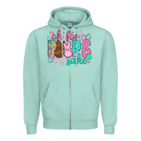Seafoam oh for peeps sake Easter Day Zipper Hoodie - HowdyJamesFarm