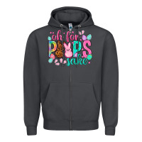 Smoke oh for peeps sake Easter Day Zipper Hoodie - HowdyJamesFarm