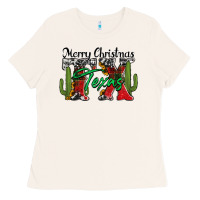 Bone merry christmas tx texas Ladies Tee - Jasminsmagicworld