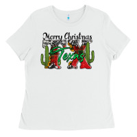 White merry christmas tx texas Ladies Tee - Jasminsmagicworld