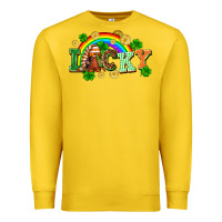 Lemon lucky gnome St. Patricks Day Premium Sweatshirt - FaDigitalArtStudio