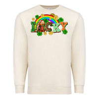 Sandshell lucky gnome St. Patricks Day Premium Sweatshirt - FaDigitalArtStudio