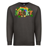 Smoke lucky gnome St. Patricks Day Premium Sweatshirt - FaDigitalArtStudio