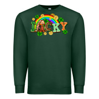 Sports Green lucky gnome St. Patricks Day Premium Sweatshirt - FaDigitalArtStudio