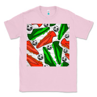 Bubblegum Pink soccer shoes seamless pattern Classic Tee - BundleAndBundleShop