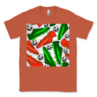 Copper soccer shoes seamless pattern Classic Tee - BundleAndBundleShop