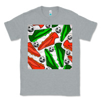 Heather Grey soccer shoes seamless pattern Classic Tee - BundleAndBundleShop