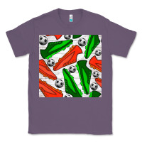 Lavender soccer shoes seamless pattern Classic Tee - BundleAndBundleShop