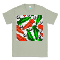 Matcha soccer shoes seamless pattern Classic Tee - BundleAndBundleShop