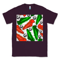 Plum soccer shoes seamless pattern Classic Tee - BundleAndBundleShop