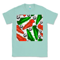 Seafoam soccer shoes seamless pattern Classic Tee - BundleAndBundleShop