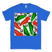 True Royal soccer shoes seamless pattern Classic Tee - BundleAndBundleShop