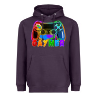 Plum Gaymer Heavyweight Hoodie - FaDigitalArtStudio