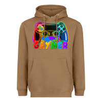Toasted Coconut Gaymer Heavyweight Hoodie - FaDigitalArtStudio