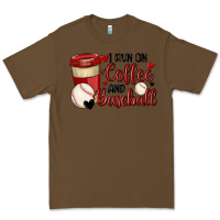 Cacao i run on coffee and baseball Premium Tee - MaliasSmallBusiness