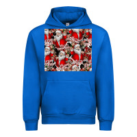 Cobalt Merry Christmas Urban Hoodie - CowhideDigitalArt