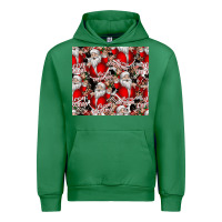 Emerald Merry Christmas Urban Hoodie - CowhideDigitalArt