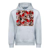 Heather Grey Merry Christmas Urban Hoodie - CowhideDigitalArt