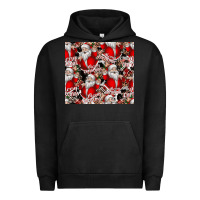 Pigment Black Merry Christmas Urban Hoodie - CowhideDigitalArt