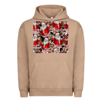 Pigment Burro Merry Christmas Urban Hoodie - CowhideDigitalArt