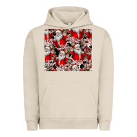 Pigment French Oak Merry Christmas Urban Hoodie - CowhideDigitalArt