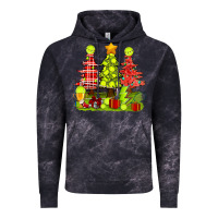 Cloud Black Christmas With Tennis Trees Vintage Hoodie - BundleAndBundleShop
