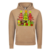 Vintage Coffee Christmas With Tennis Trees Vintage Hoodie - BundleAndBundleShop