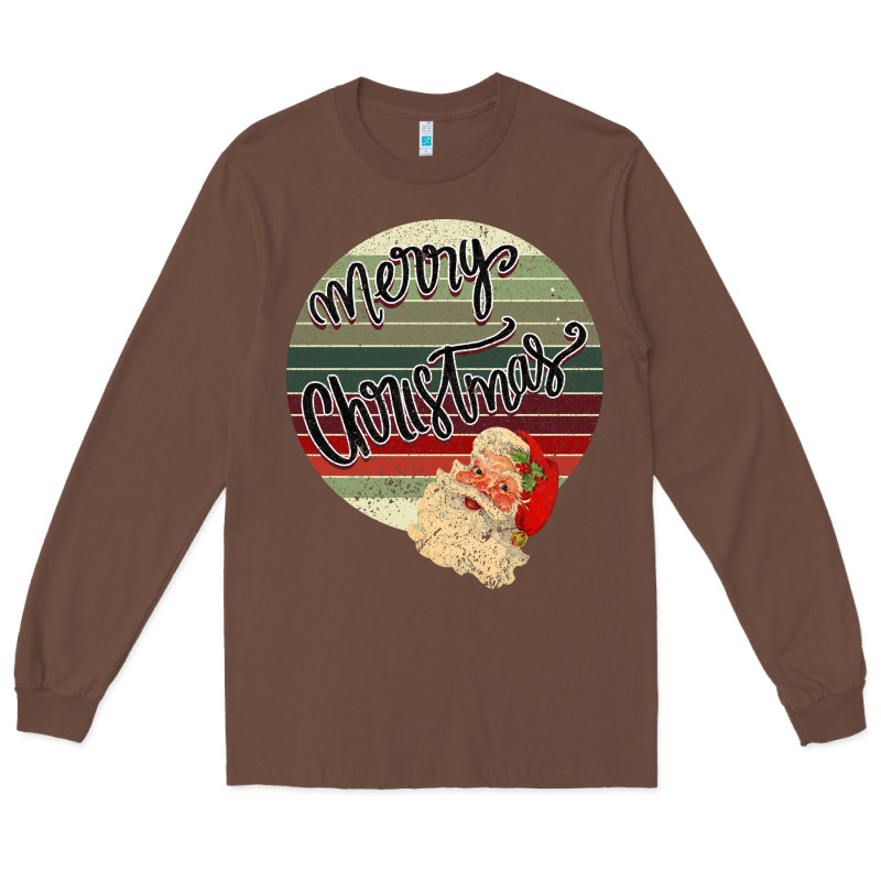 Retro Merry Christmas Long Sleeve Tee by Bettercallsaul | Teevron