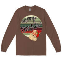 Chestnut retro merry christmas Long Sleeve Tee - Bettercallsaul