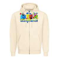 Sandshell Autism acceptance Zipper Hoodie - CowGirlArtShop