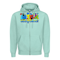 Autism Acceptance Zipper Hoodie | Teevron
