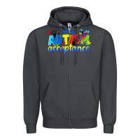 Smoke Autism acceptance Zipper Hoodie - CowGirlArtShop