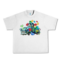 Lunar Rock autism truck Urban Heavy Tee - LillyAllenDesigns