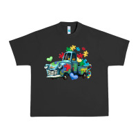 Pigment Black autism truck Urban Heavy Tee - LillyAllenDesigns