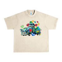 Sandshell autism truck Urban Heavy Tee - LillyAllenDesigns