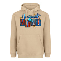 Mushroom American mini 4th of july Heavyweight Hoodie - FaDigitalArtStudio