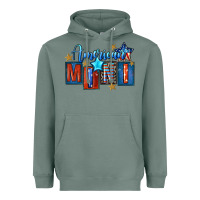Sage American mini 4th of july Heavyweight Hoodie - FaDigitalArtStudio