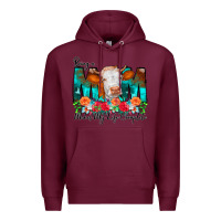 Burgundy Being a Mom Makes My Life Complete Premium Hoodie - CowCowDesign