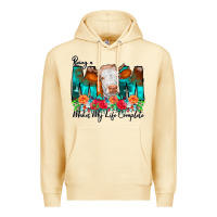 Pina Colada Being a Mom Makes My Life Complete Premium Hoodie - CowCowDesign