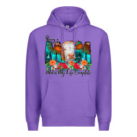Purple Being a Mom Makes My Life Complete Premium Hoodie - CowCowDesign